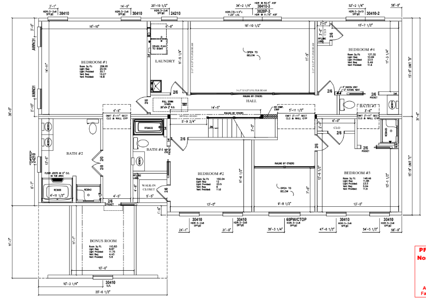 Second floor plan